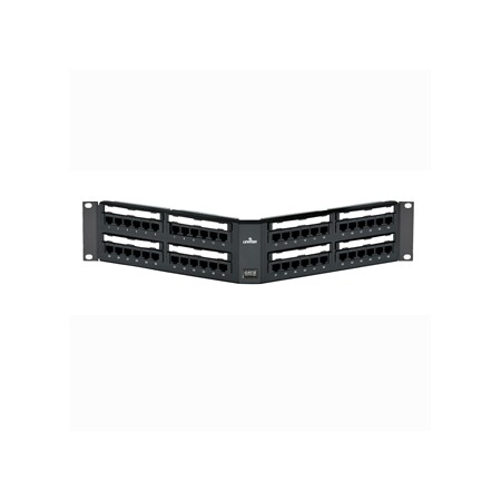 Leviton PATCH PANEL CAT 5E PATCH PANEL 48 PORT 110 ANGLE 5G597-U48